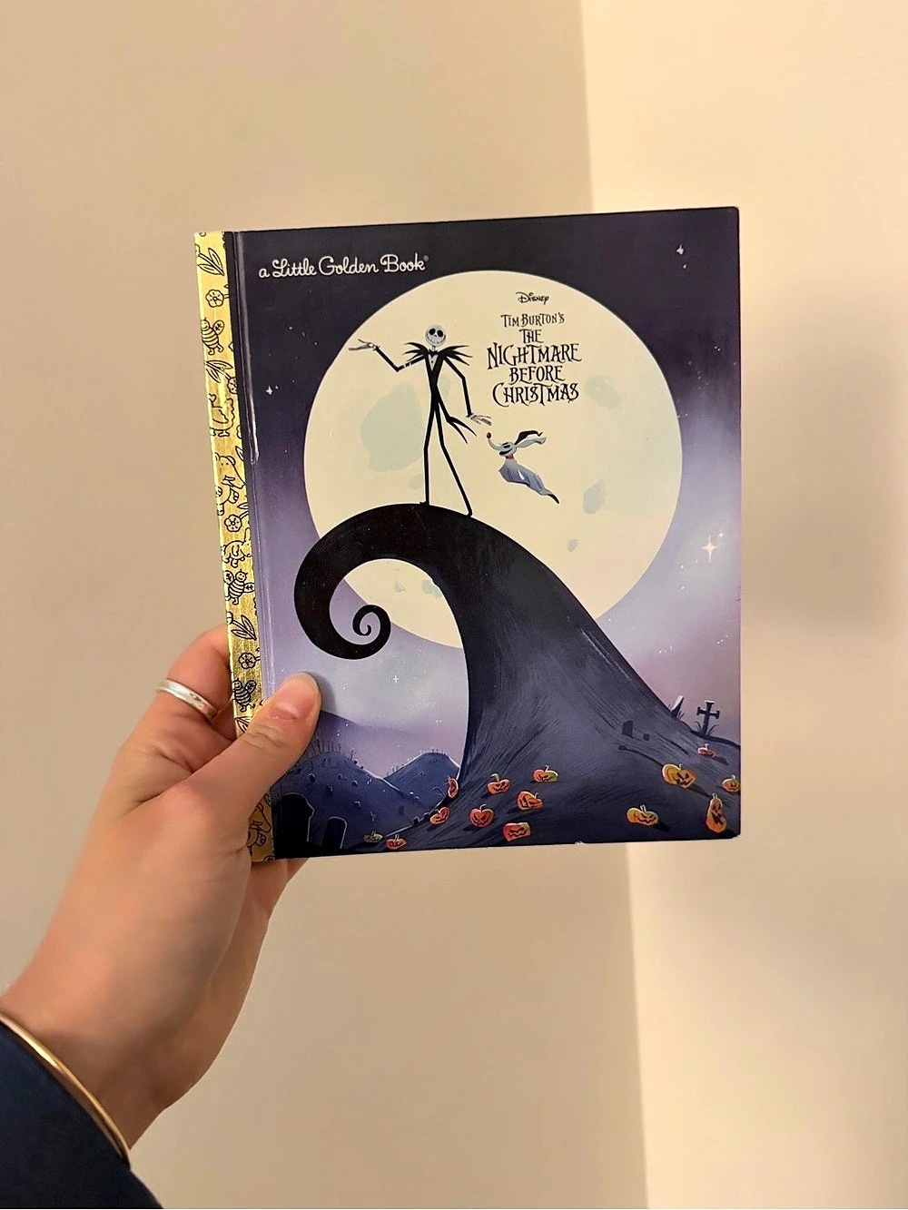 Little Golden Books The Nightmare Before Christmas Illustrated Christmas Book